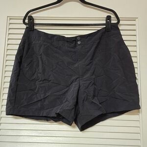 Eddie Bauer - (Plus-Size) Black 100%  Nylon Activewear Lightweight Shorts